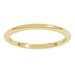 Comfort-Fit Half Round Band