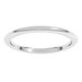 Comfort-Fit Half Round Band