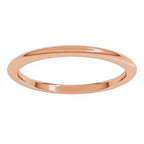 Comfort-Fit Half Round Band