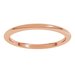 Comfort-Fit Half Round Band