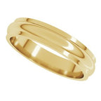Stepped-Edge Half Round Band