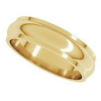 Stepped-Edge Half Round Band