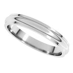 Stepped-Edge Half Round Band