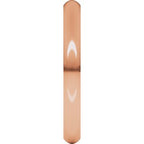 Comfort-Fit Half Round Band