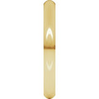 Comfort-Fit Half Round Band
