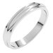 Stepped-Edge Half Round Band