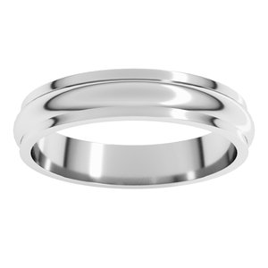 Stepped-Edge Half Round Band