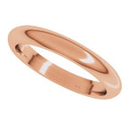 Comfort-Fit Half Round Band