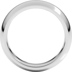 Comfort-Fit Half Round Band