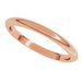 Comfort-Fit Half Round Band