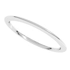 Comfort-Fit Half Round Band