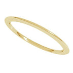 Comfort-Fit Half Round Band