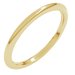 Comfort-Fit Half Round Band