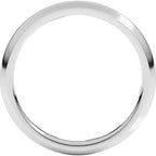 Comfort-Fit Half Round Band