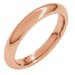 Comfort-Fit Half Round Band