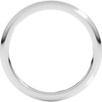 Comfort-Fit Half Round Band