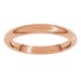 Comfort-Fit Half Round Band