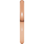 Comfort-Fit Half Round Band