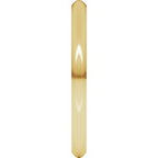 Comfort-Fit Half Round Band