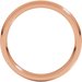 Stepped-Edge Comfort-Fit Half Round Band