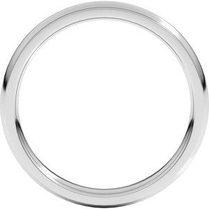 Stepped-Edge Comfort-Fit Half Round Band