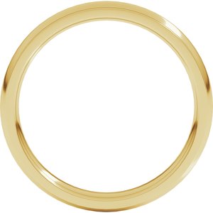 Stepped-Edge Comfort-Fit Half Round Band