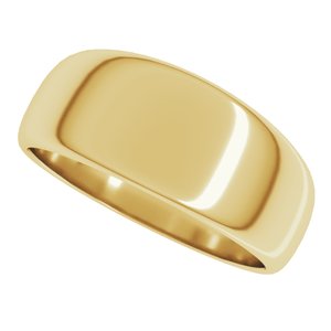 Tapered Half Round Band