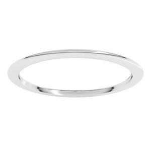 Comfort-Fit Half Round Band