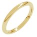 Comfort-Fit Half Round Band