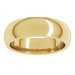 Comfort-Fit Half Round Band