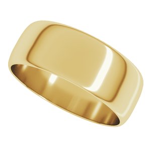 Ultra-Lightweight Half Round Band