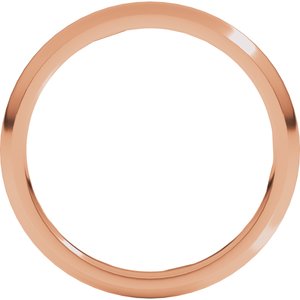 Comfort-Fit Half Round Band