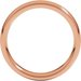 Stepped-Edge Comfort-Fit Half Round Band