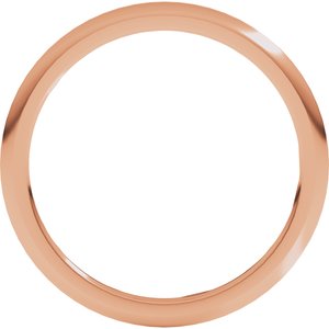Comfort-Fit Half Round Band