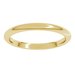 Comfort-Fit Half Round Band