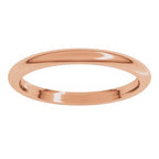 Comfort-Fit Half Round Band
