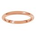 Comfort-Fit Half Round Band