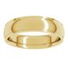 Stepped-Edge Comfort-Fit Half Round Band