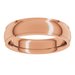 Stepped-Edge Comfort-Fit Half Round Band