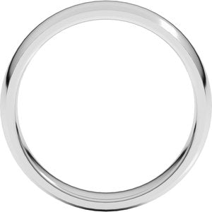 Lightweight Comfort-Fit Half Round Band