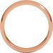 Lightweight Comfort-Fit Half Round Band