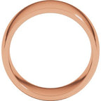 Lightweight Comfort-Fit Half Round Band