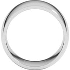 Lightweight Comfort-Fit Half Round Band