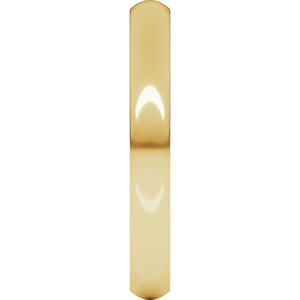 Heavyweight Comfort-Fit Half Round Band