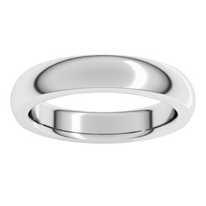 Heavyweight Comfort-Fit Half Round Band