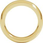Heavyweight Comfort-Fit Half Round Band