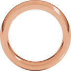 Heavyweight Comfort-Fit Half Round Band
