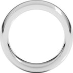 Heavyweight Comfort-Fit Half Round Band