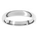 Lightweight Comfort-Fit Half Round Band