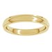 Stepped-Edge Comfort-Fit Half Round Band